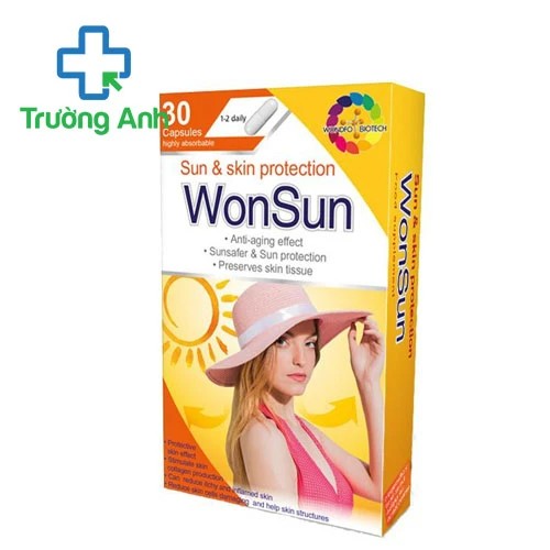 WonSun Wondfo - Viên uống chống nắng, bảo vệ da hiệu quả