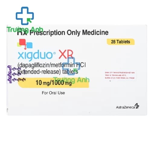 Xigduo XR 10mg/1000mg - Thuốc điều trị tiểu đường hiệu quả của AstraZeneca