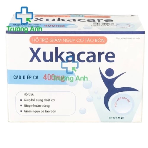 Xukacare - Hỗ trợ giảm nguy cơ táo bón hiệu quả