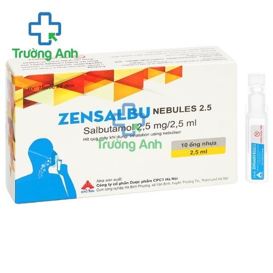Zensalbu nebules 2.5 - Thuốc điều trị co thắt và hen phế quản hiệu quả của CPC1HN