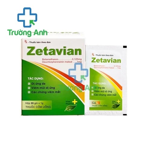 Zetavian - Thuốc điều trị dị ứng hiệu quả của Tipharco
