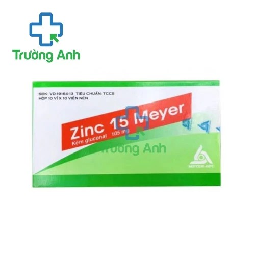 ZinC 15 Meyer - Thuốc điều trị thiết chất kẽm hiệu quả