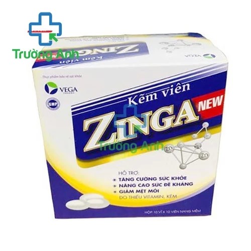 Kẽm viên Zinga New - Zinc Gluconat 50mg