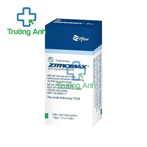 Zithromax 500mg - Thuốc kháng sinh trị bệnh hiệu quả của Italy
