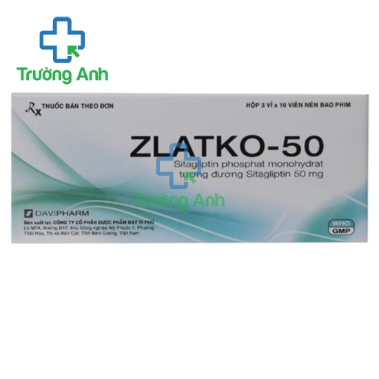 ZLATKO-50 Davipharm - Thuốc điều trị bệnh đái tháo đường hiệu quả