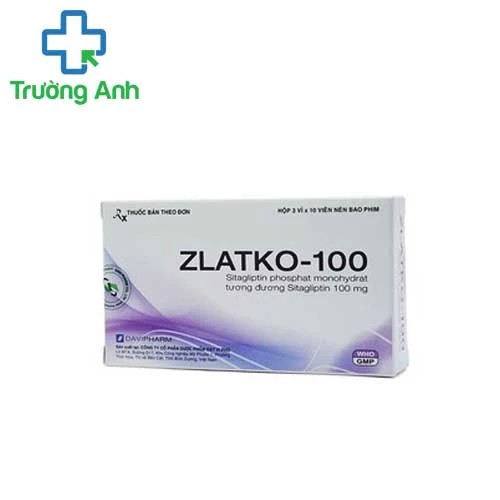 Zlatko Tab.100mg - Thuốc điều trị bệnh đái tháo đường hiệu quả