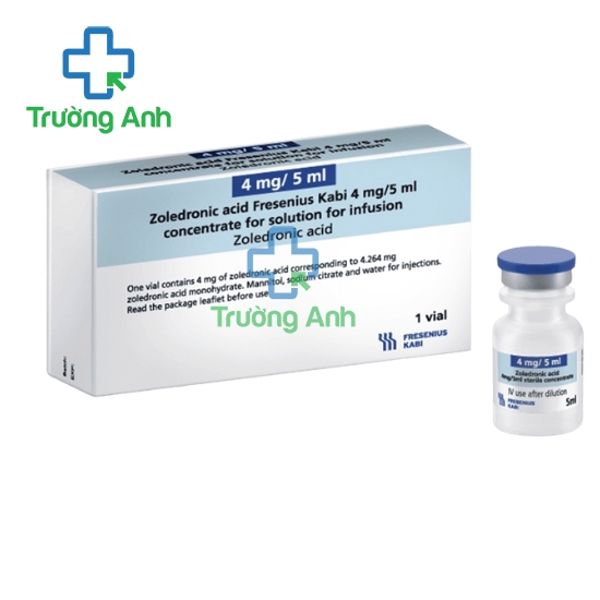 Zoledronic Acid Fresenius Kabi 4mg/5ml - Thuốc phòng biến cố liên quan đến xương hiệu quả