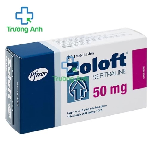Zoloft 50mg Pfizer - Thuốc điều trị bệnh trầm cảm hiệu quả