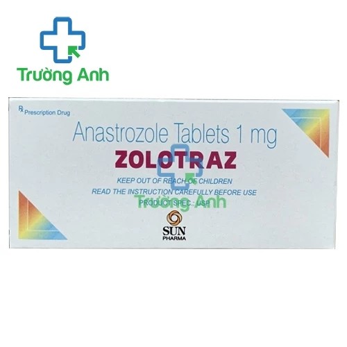 Zolotraz 1mg Sun Pharma - Thuốc điều trị ung thư vú hiệu quả
