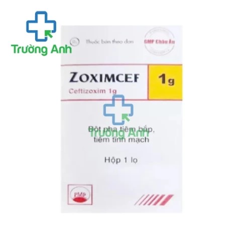 Zoximcef 1g Pymepharco - Thuốc chống nhiễm trùng hiệu quả của Pymepharco