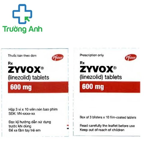Zyvox 600mg (viên) - Thuốc điều trị nhiễm khuẩn hiệu quả của Pfizar